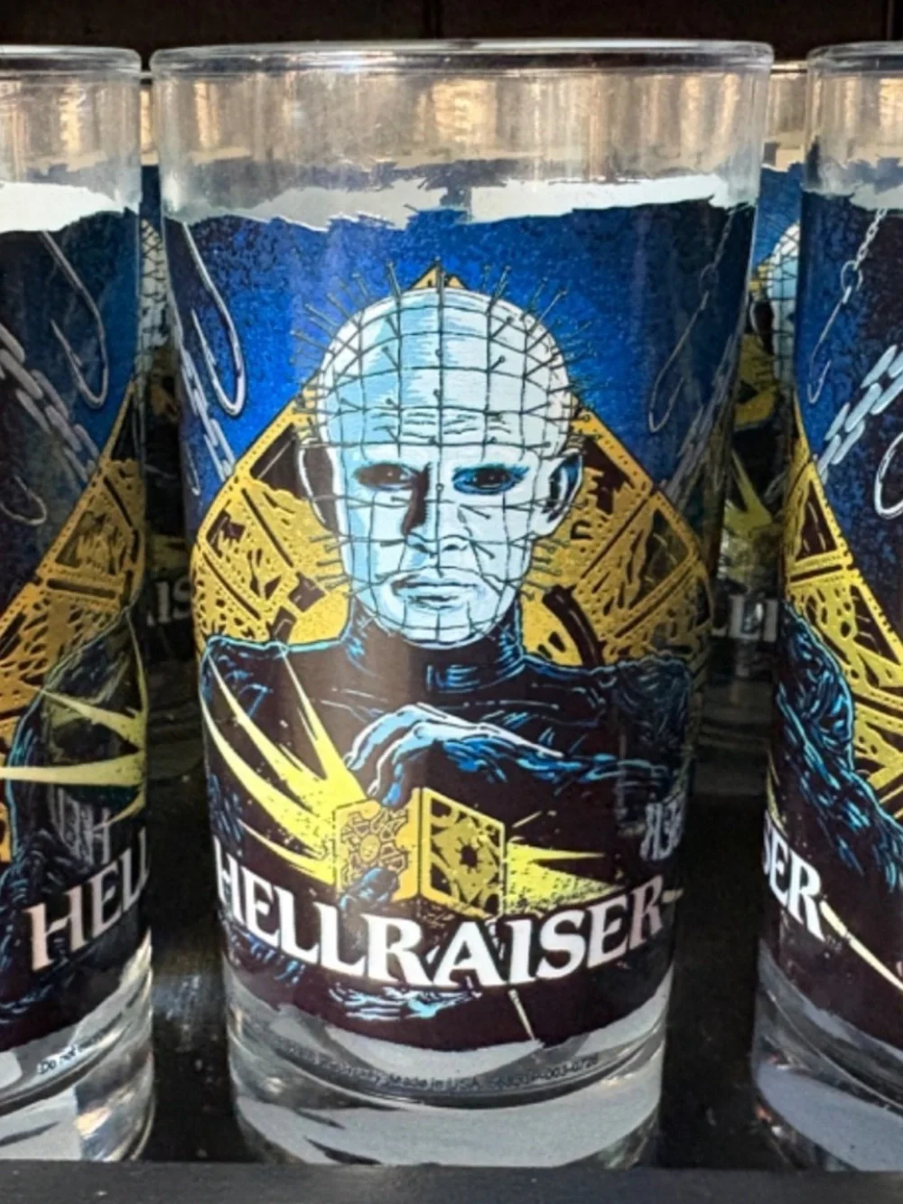Universal 2026 HHN Halloween Horror Nights Hellraiser Glass
